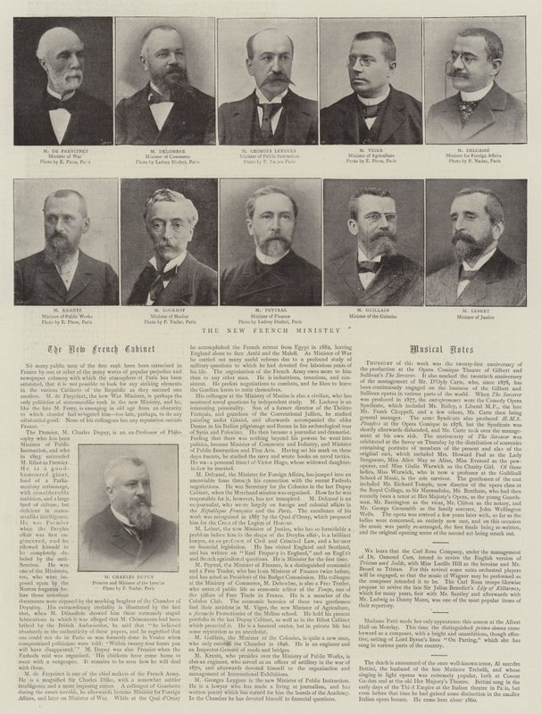 Das neue französische Ministerium von English Photographer