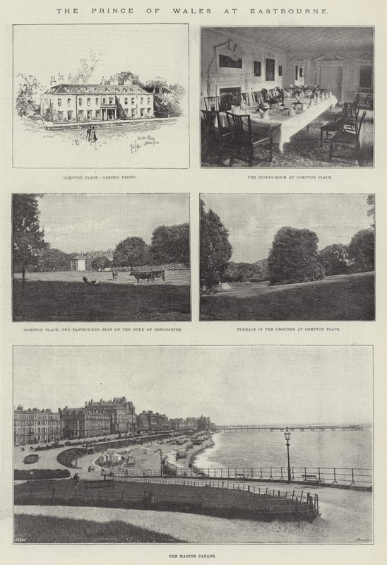 Der Prinz von Wales in Eastbourne von English Photographer