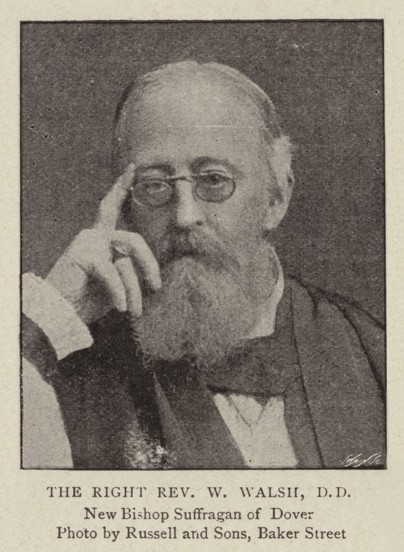 Der rechte Reverend W Walsh, DD von English Photographer