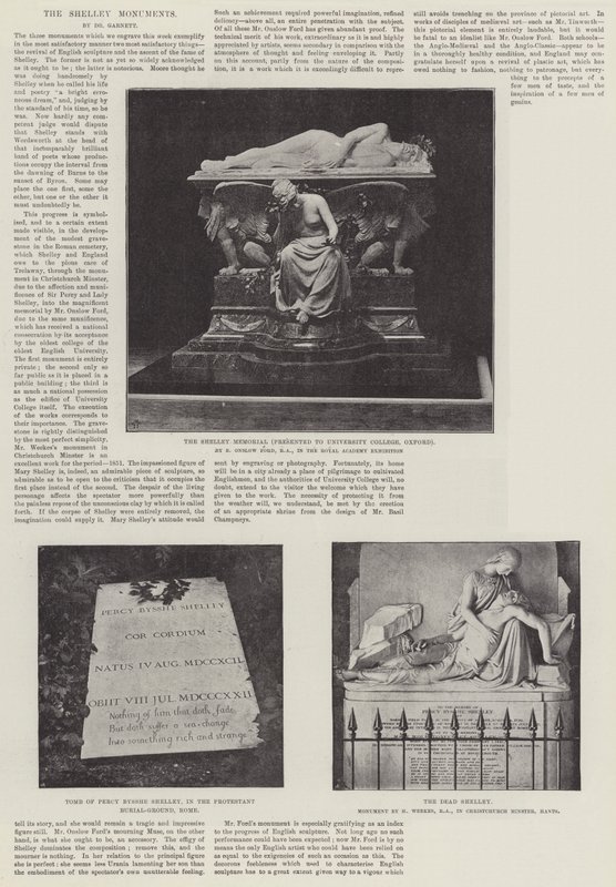 Die Shelley-Denkmäler von English Photographer