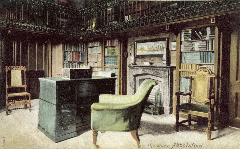 Das Arbeitszimmer, Abbotsford von English Photographer
