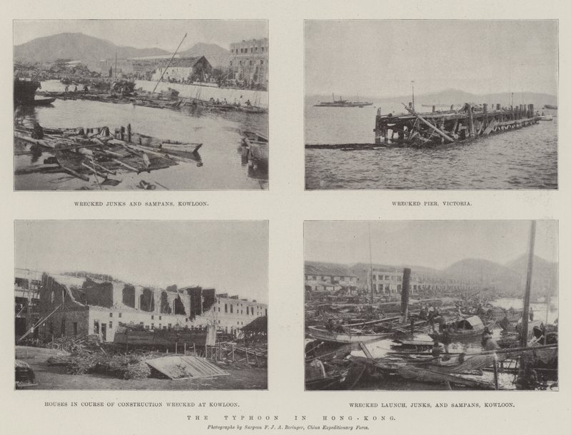 Der Taifun in Hongkong von English Photographer