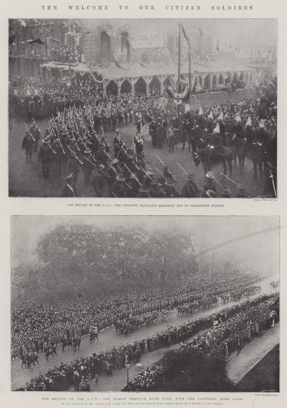Der Empfang unserer Bürger-Soldaten von English Photographer