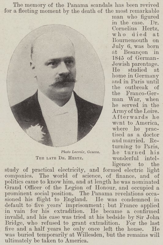 Der verstorbene Dr. Hertz von English Photographer