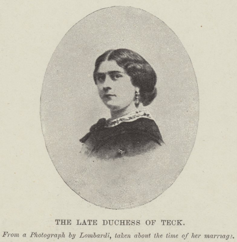 Die verstorbene Herzogin von Teck von English Photographer