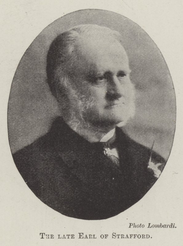 Der verstorbene Earl of Strafford von English Photographer