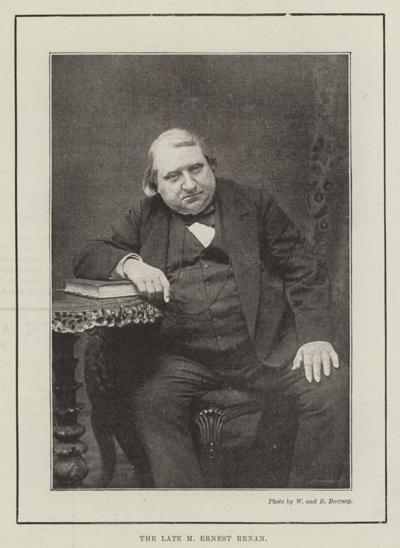 Der verstorbene M. Ernest Renan von English Photographer