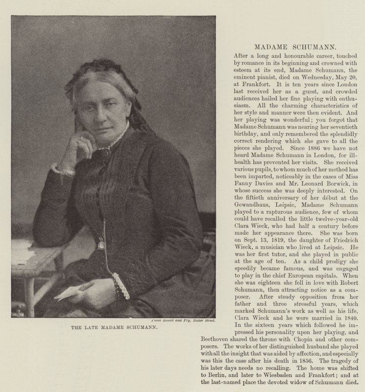 Die verstorbene Madame Schumann von English Photographer