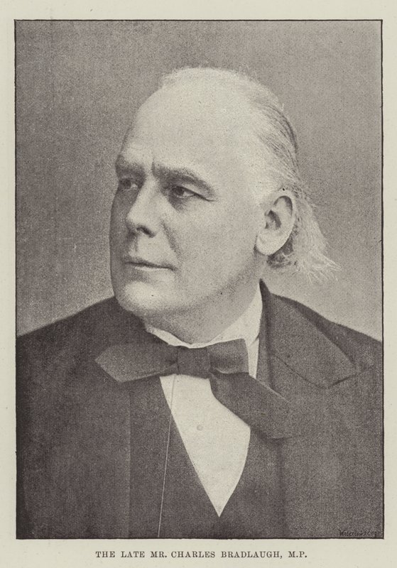 Der verstorbene Herr Charles Bradlaugh, MP von English Photographer