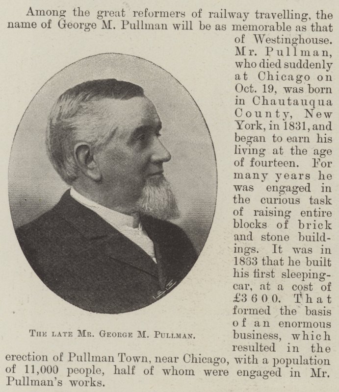 Der verstorbene Herr George M Pullman von English Photographer