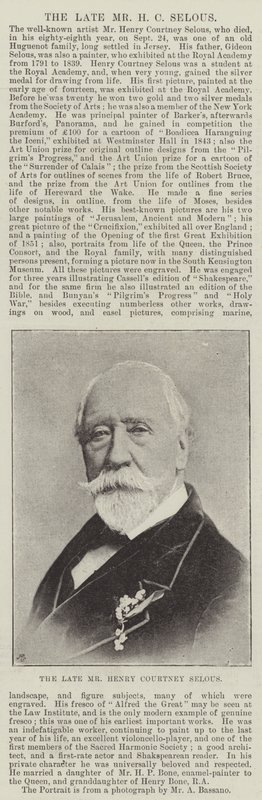 Der verstorbene Herr Henry Courtney Selous von English Photographer