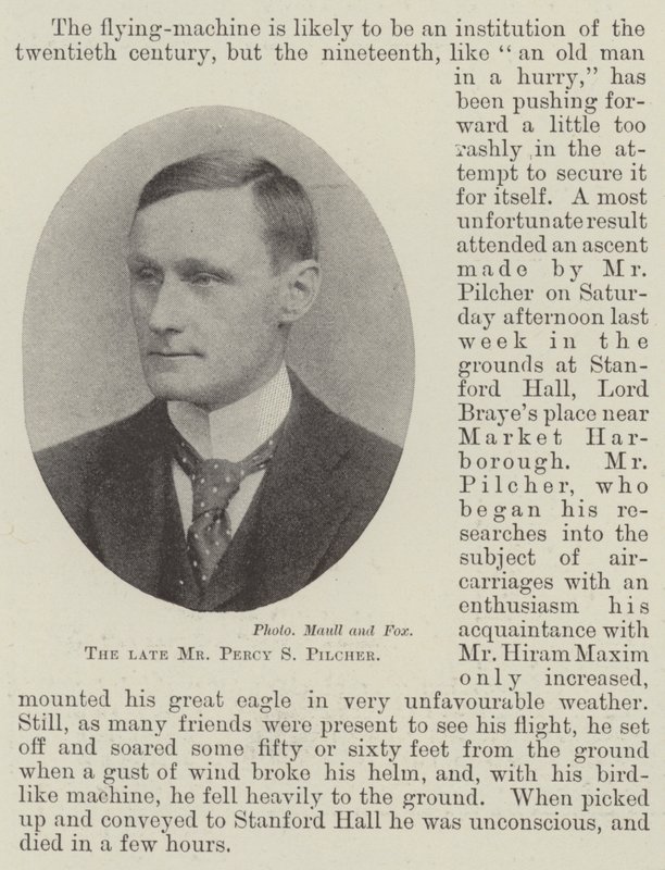 Der verstorbene Mr Percy S Pilcher von English Photographer