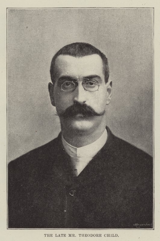 Der verstorbene Mr. Theodore Child von English Photographer