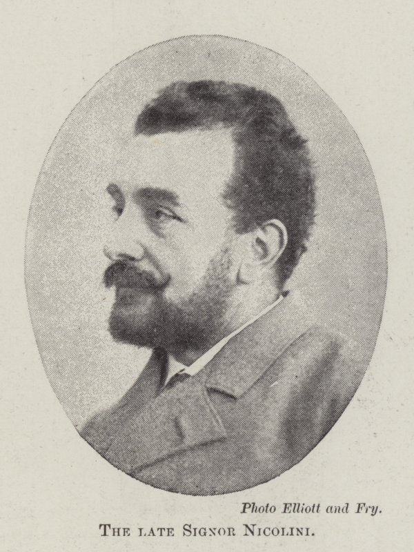 Der verstorbene Signor Nicolini von English Photographer