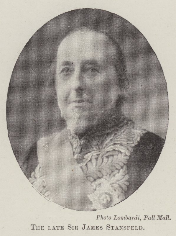 Der verstorbene Sir James Stansfeld von English Photographer
