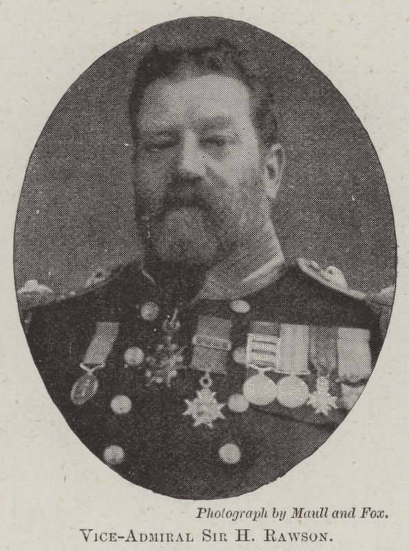 Vizeadmiral Sir H. Rawson von English Photographer