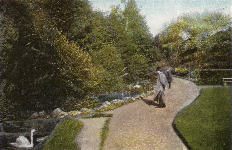 Blick in den Ventnor Park von English Photographer