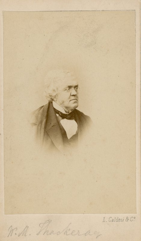 William Makepeace Thackeray von English Photographer