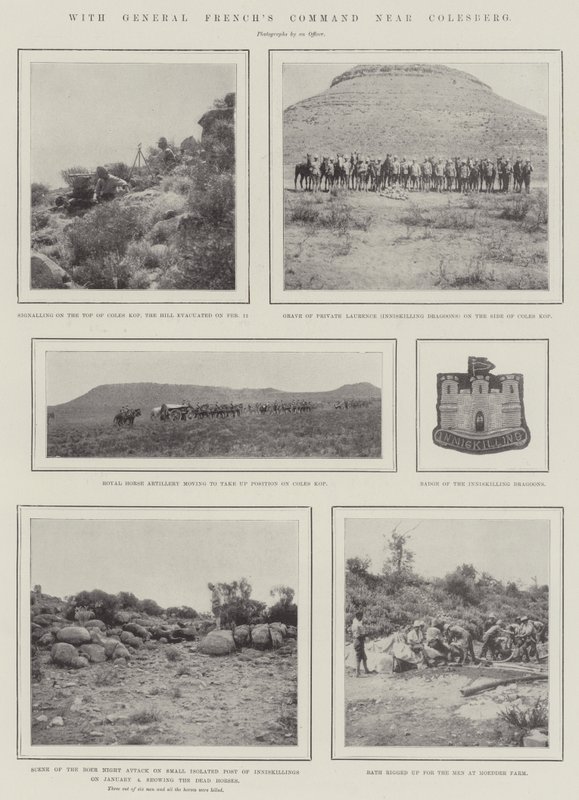 Mit General Frenchs Kommando in der Nähe von Colesberg von English Photographer