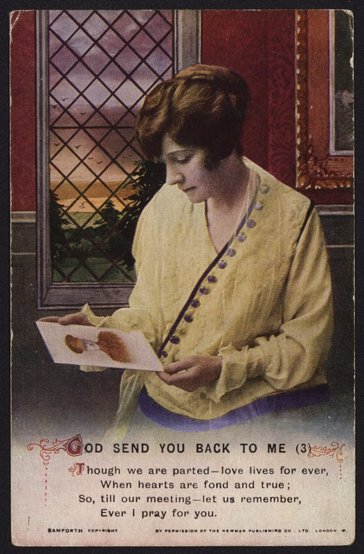 Postkarte aus dem Ersten Weltkrieg von English Photographer