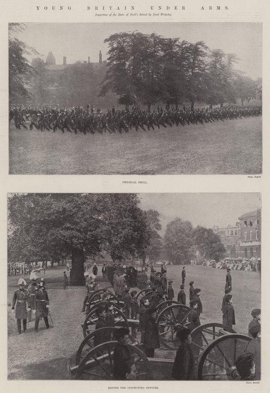 Junges Britannien unter Waffen von English Photographer