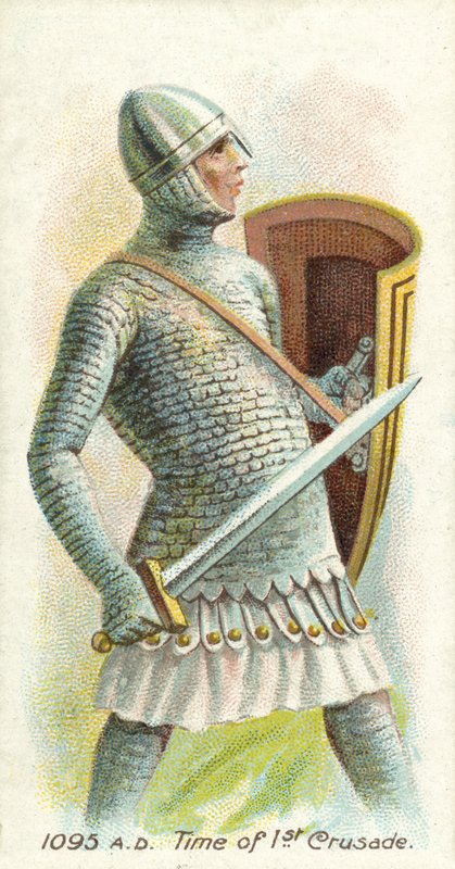 1095 n. Chr., Zeit des ersten Kreuzzugs von English School