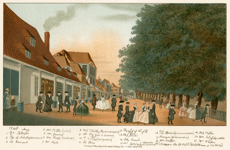Persönlichkeiten des 18. Jahrhunderts von English School