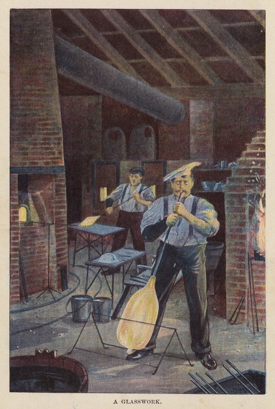 Eine Glasfabrik von English School