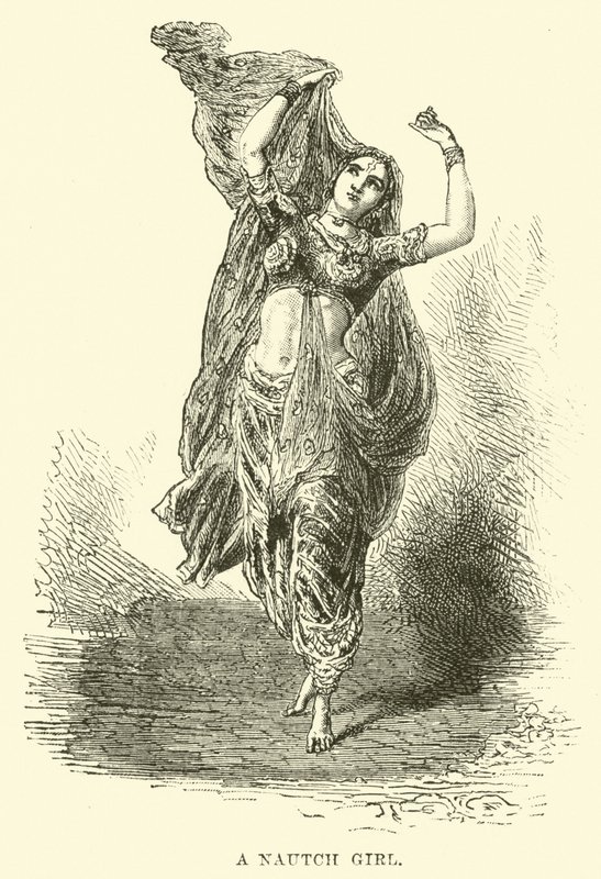 Eine Nautch-Tänzerin von English School