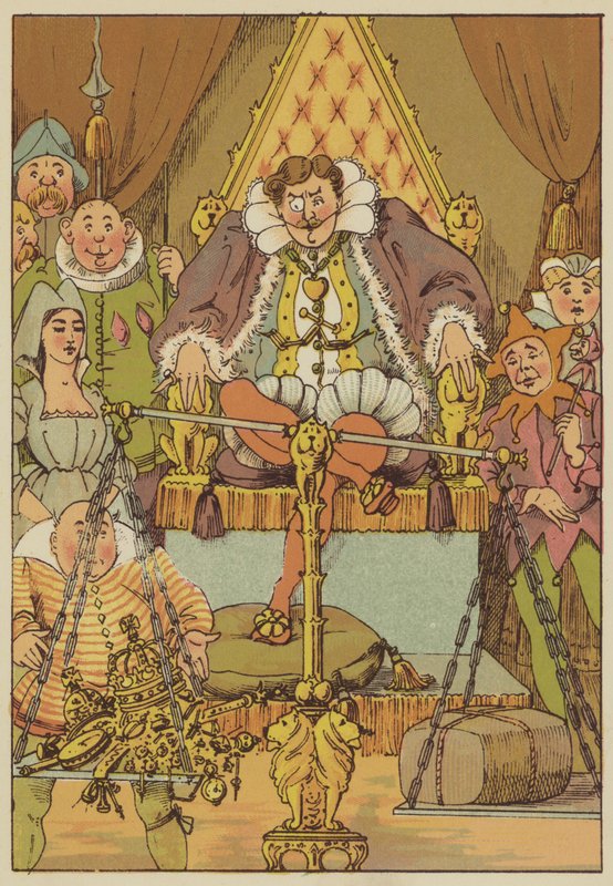 Eine Entscheidung (farbiger Stich) von English School