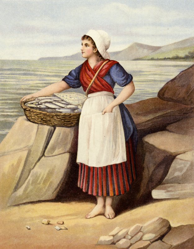 Die Frau eines Fischers von English School