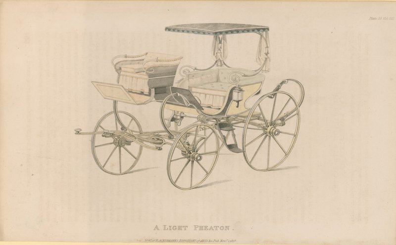 Ein leichter Phaeton von English School