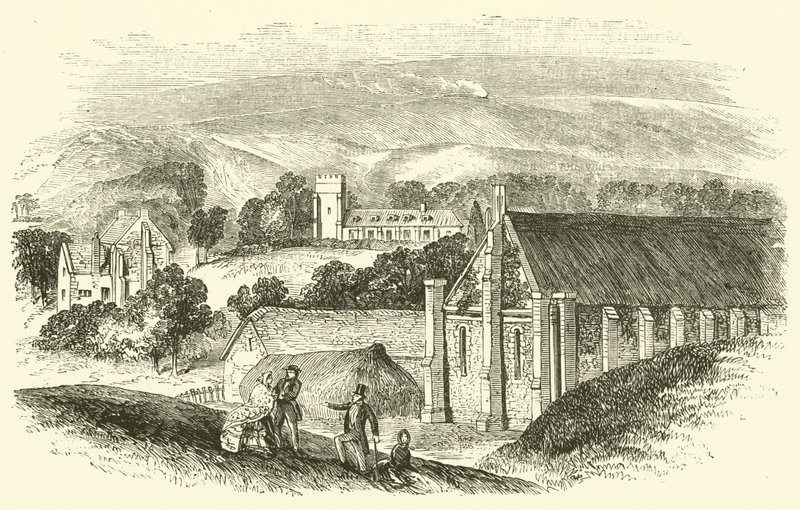 Abbotsbury Abtei (Stich) von English School