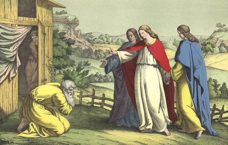 Abraham und die Engel von English School