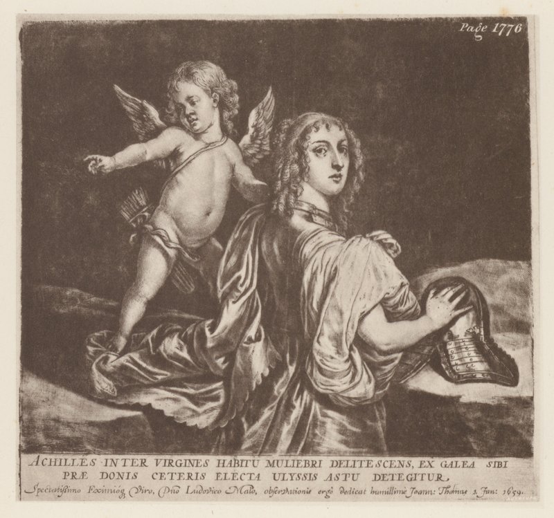 Achilles und Amor von English School