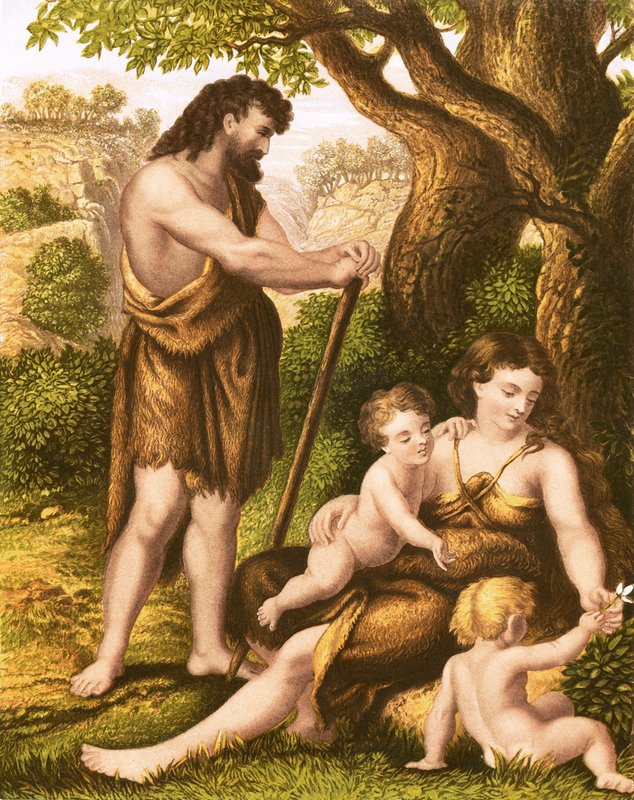 Adam und Eva von English School