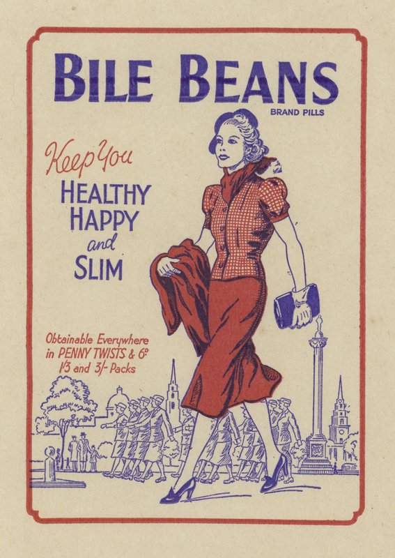 Werbung für Bile Beans von English School
