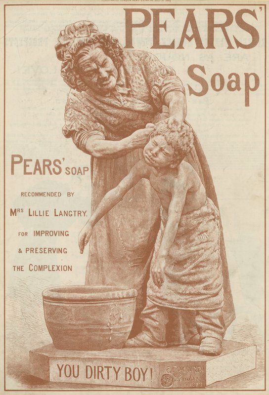 Werbung für Pears Seife von English School