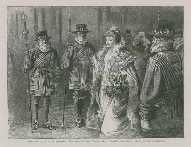 Nach dem Empfang Ihrer Majestät von English School