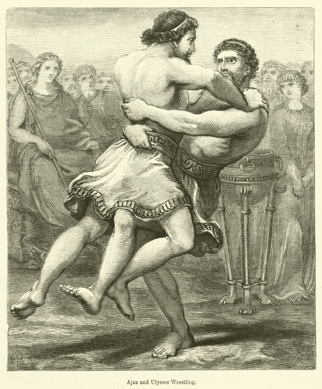 Ajax und Ulysses ringen von English School