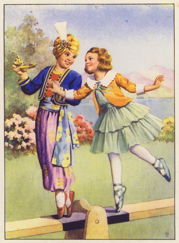 Aladdin und Margery Daw von English School
