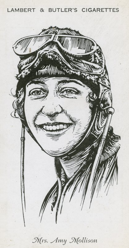 Amy Mollison, englische Fliegerin von English School
