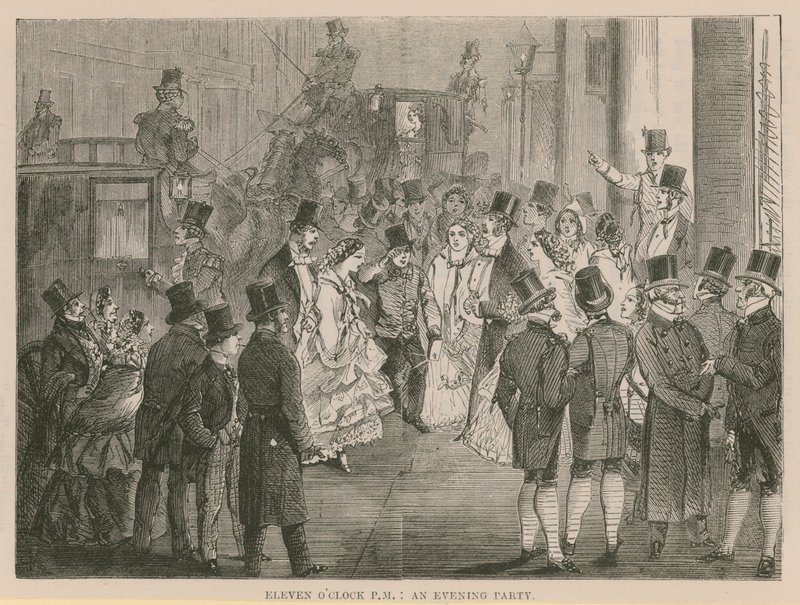 Eine Abendgesellschaft von English School