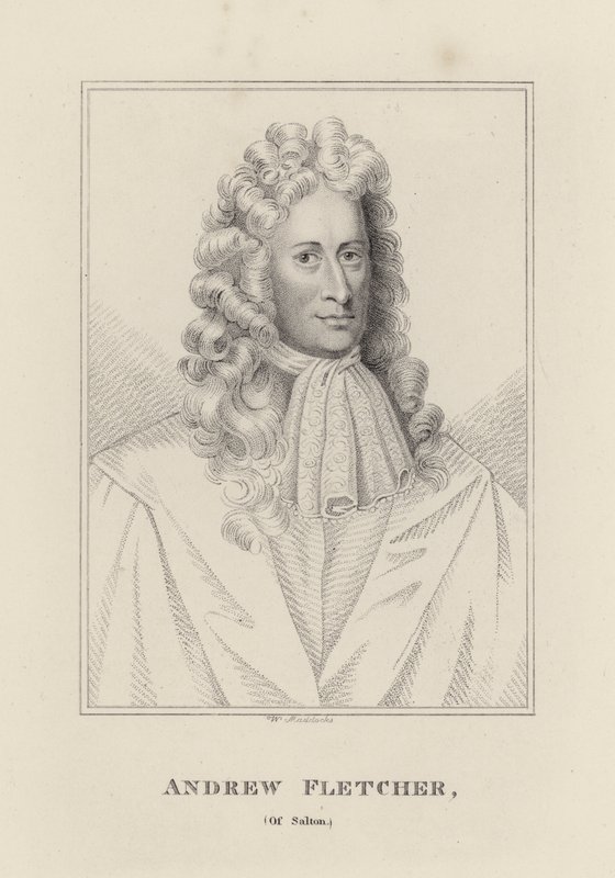 Andrew Fletcher (Gravur) von English School