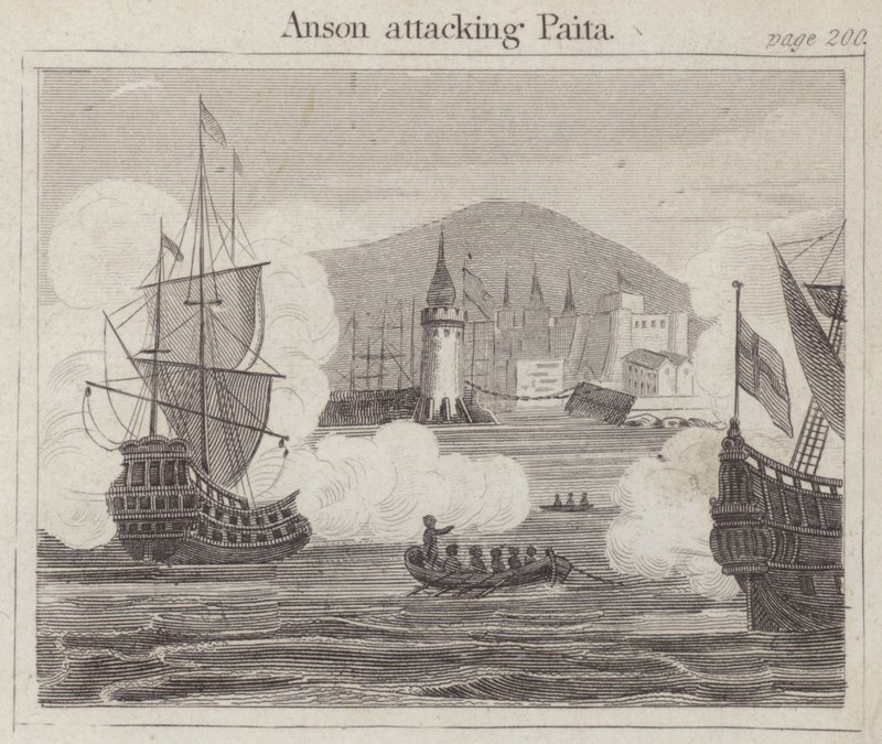 Anson greift Paita an von English School