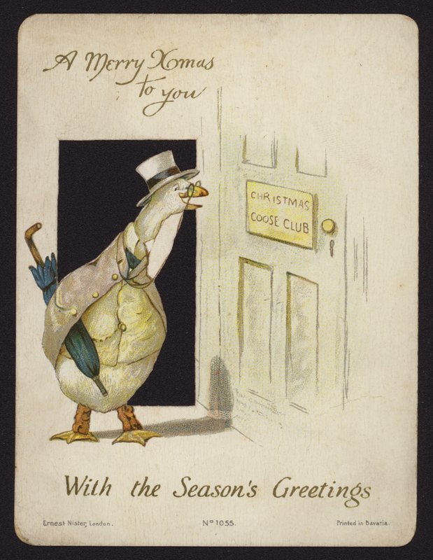 Anthropomorphe Gans von English School