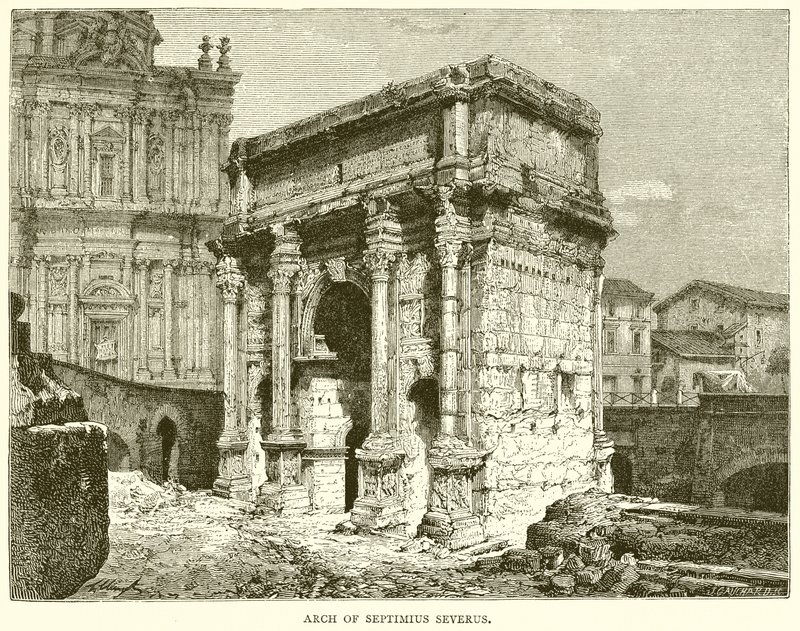 Bogen des Septimius Severus von English School