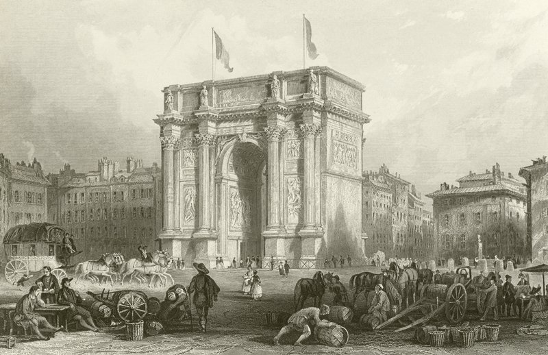 Triumphbogen, Marseille von English School