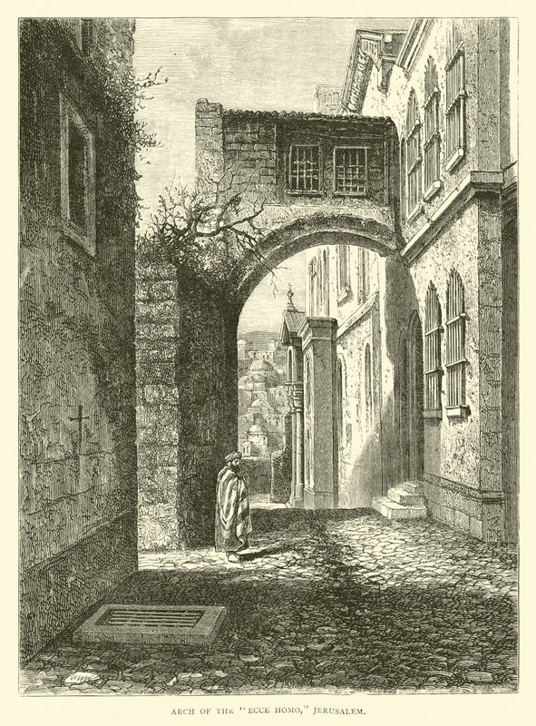 Bogen des Ecce Homo, Jerusalem von English School