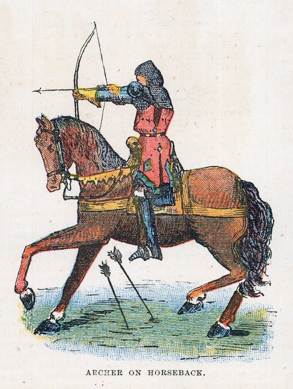 Bogenschütze zu Pferd von English School